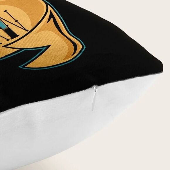 Colorful Cartoon Cat Unicorn Pillow Cover - Picture 2 of 7